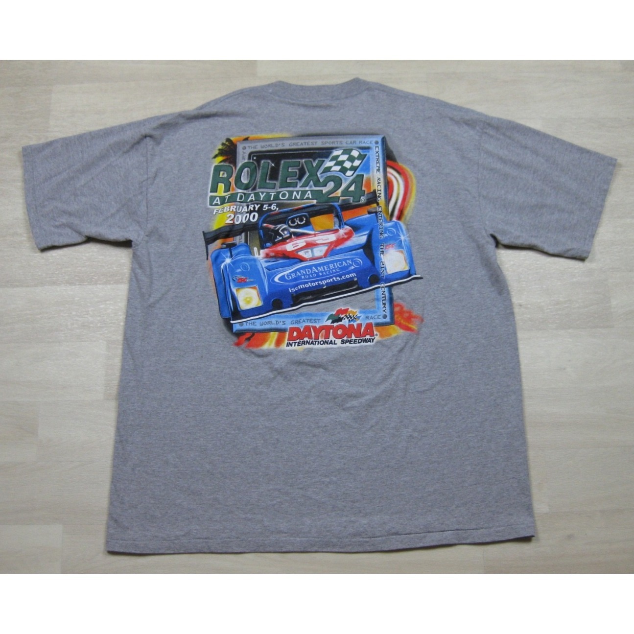 Vintage Y2k GrandAm Rolex 24 TShirt Mens Xxl Daytona Speedway Racing 2000
